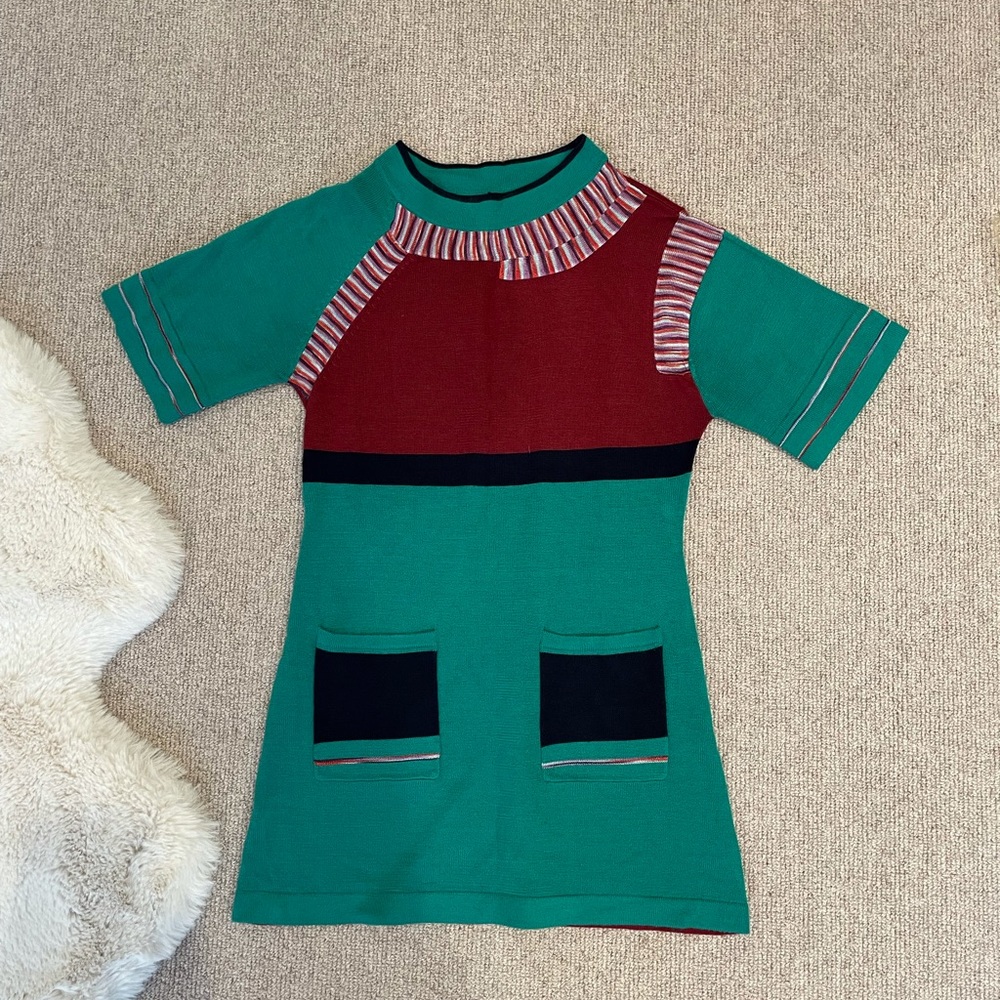 Vintage Fendi knit shirt unique!